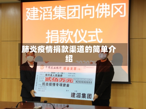 肺炎疫情捐款渠道的简单介绍-第2张图片