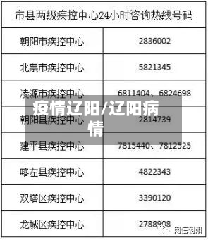 疫情辽阳/辽阳病情-第2张图片