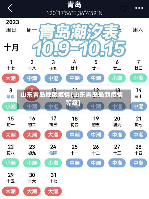 山东青岛地区疫情(山东青岛最新疫情等级)-第2张图片