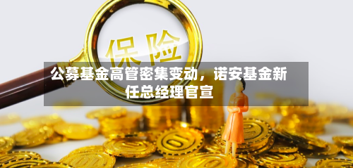 公募基金高管密集变动，诺安基金新任总经理官宣