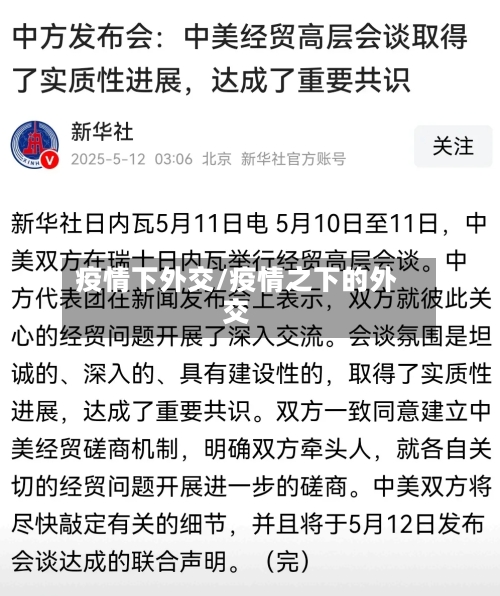 疫情下外交/疫情之下的外交-第2张图片