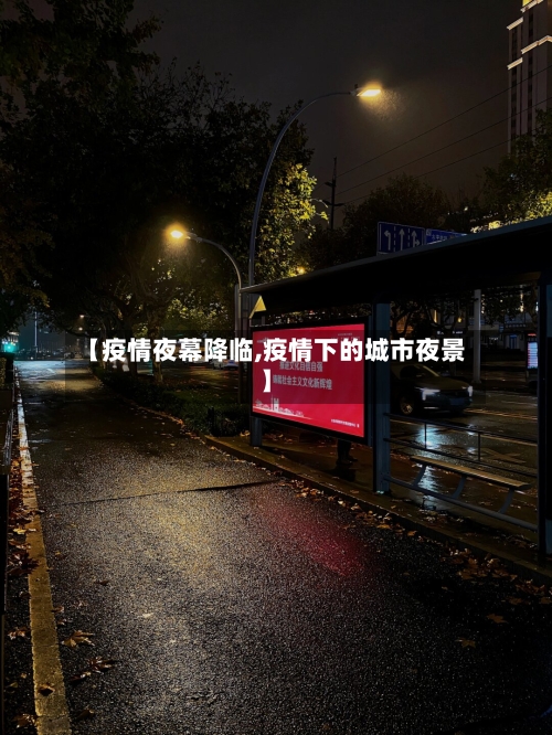 【疫情夜幕降临,疫情下的城市夜景】