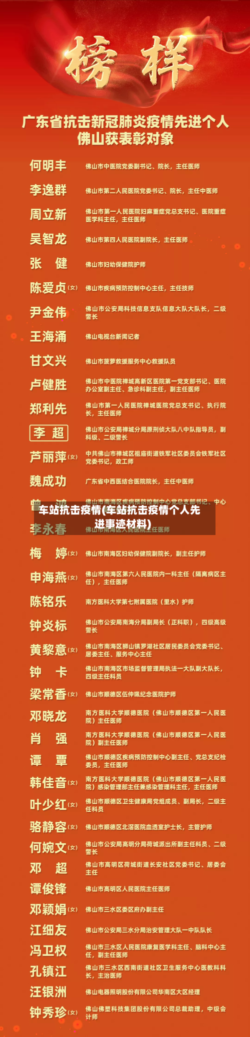 车站抗击疫情(车站抗击疫情个人先进事迹材料)-第2张图片