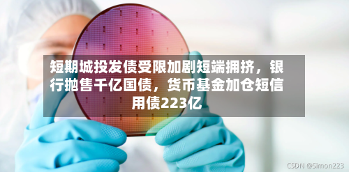 短期城投发债受限加剧短端拥挤，银行抛售千亿国债，货币基金加仓短信用债223亿-第2张图片