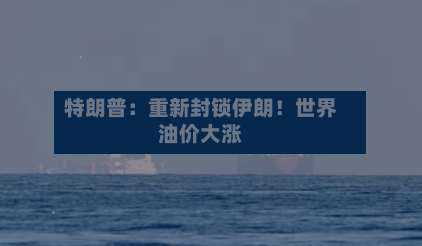 特朗普:重新封锁伊朗!世界
油价大涨-第3张图片