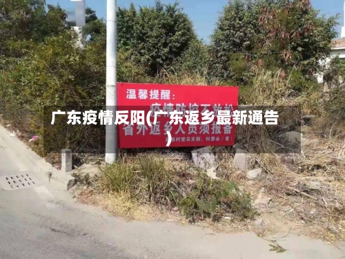广东疫情反阳(广东返乡最新通告)