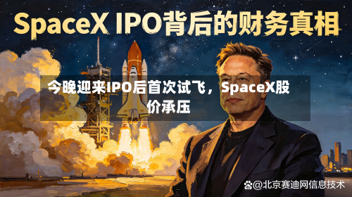 今晚迎来IPO后首次试飞，SpaceX股价承压-第3张图片