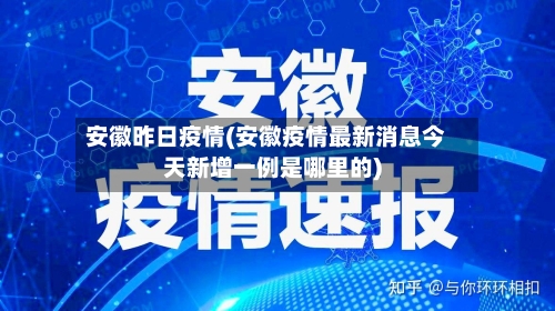 安徽昨日疫情(安徽疫情最新消息今天新增一例是哪里的)-第2张图片