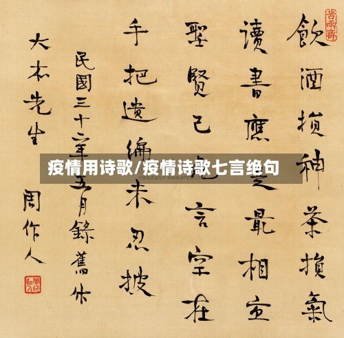 疫情用诗歌/疫情诗歌七言绝句