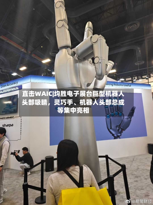 直击WAIC|均胜电子展台巨型机器人头部吸睛，灵巧手、机器人头部总成等集中亮相-第3张图片