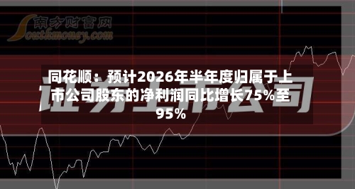 同花顺：预计2026年半年度归属于上市公司股东的净利润同比增长75%至95%-第3张图片