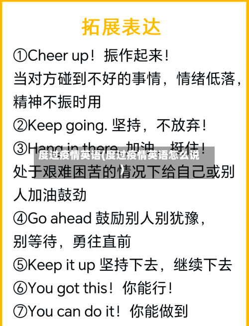 度过疫情英语(度过疫情英语怎么说)