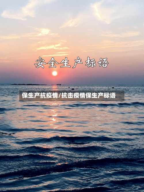 保生产抗疫情/抗击疫情保生产标语-第2张图片