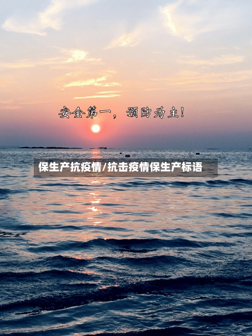 保生产抗疫情/抗击疫情保生产标语-第3张图片