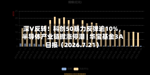 深V反转！科创50暴力反弹逾10%，半导体产业链掀涨停潮 | 华宝基金3A日报（2026.7.21）