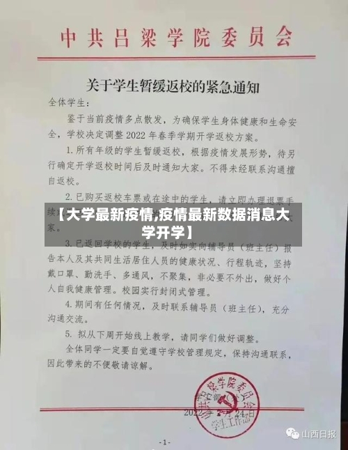 【大学最新疫情,疫情最新数据消息大学开学】-第2张图片