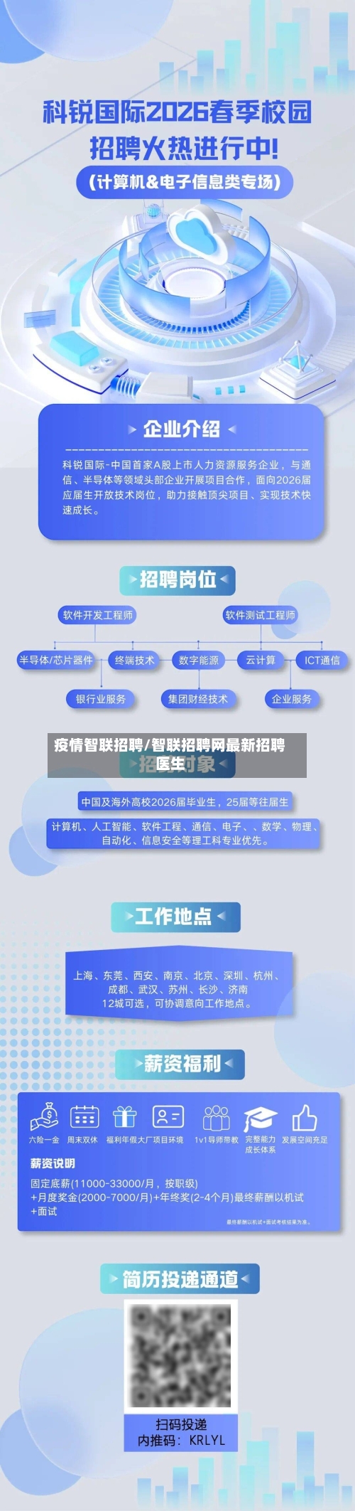疫情智联招聘/智联招聘网最新招聘医生