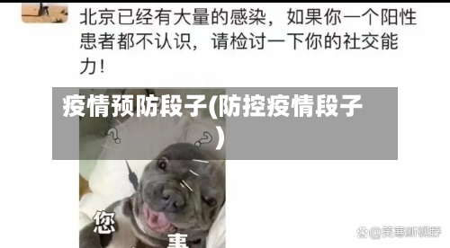 疫情预防段子(防控疫情段子)