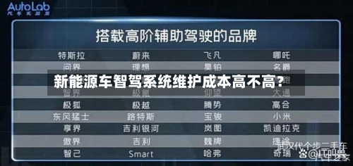 新能源车智驾系统维护成本高不高？-第3张图片