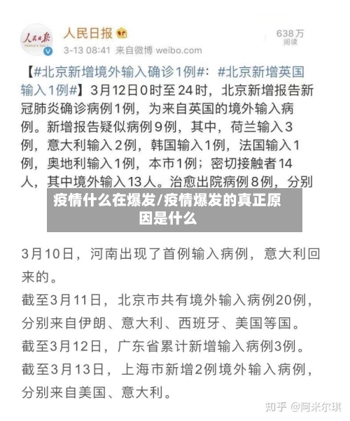 疫情什么在爆发/疫情爆发的真正原因是什么-第3张图片