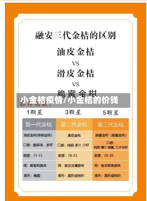 小金桔疫情/小金桔的价钱-第3张图片