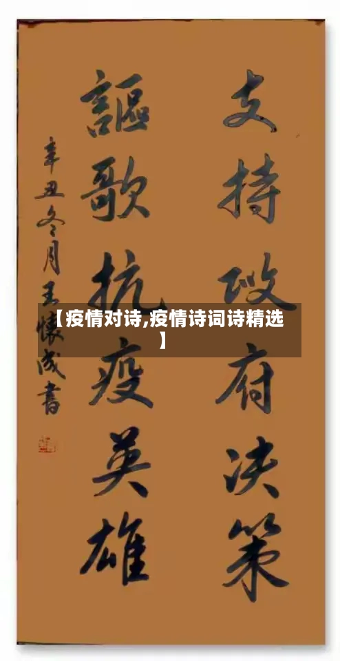【疫情对诗,疫情诗词诗精选】