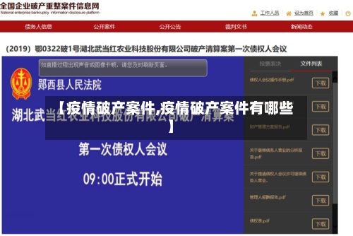 【疫情破产案件,疫情破产案件有哪些】