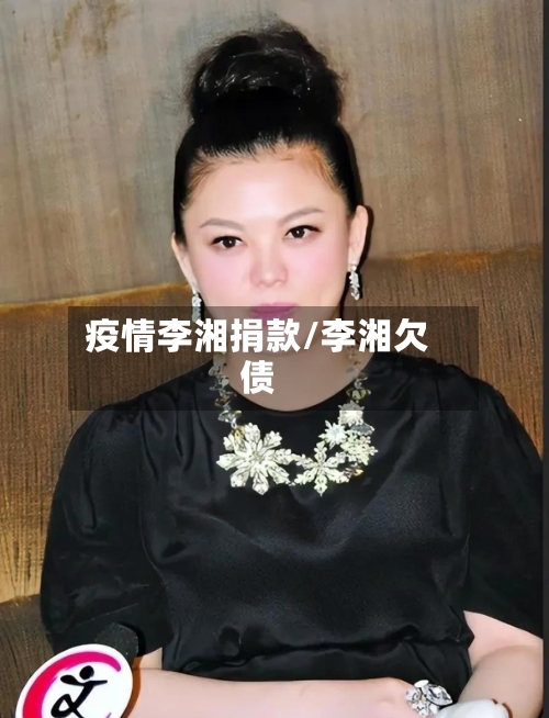 疫情李湘捐款/李湘欠债