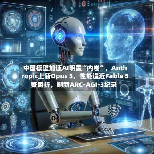 中国模型加速AI明星“内卷”，Anthropic上新Opus 5，性能逼近Fable 5费用打对折	，刷新ARC-AGI-3纪录-第2张图片