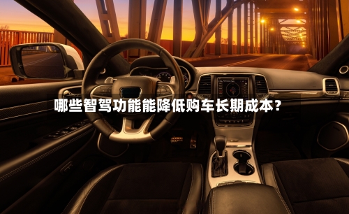 哪些智驾功能能降低购车长期成本?-第2张图片