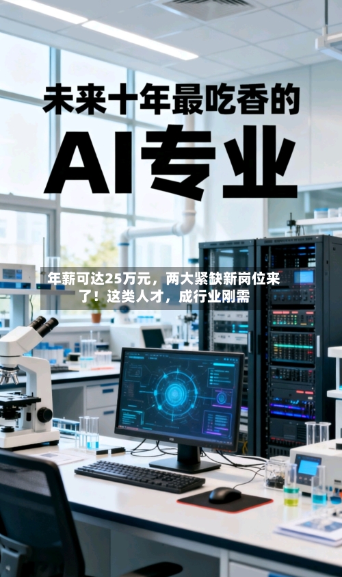 年薪可达25万元	，两大紧缺新岗位来了！这类人才，成行业刚需-第3张图片