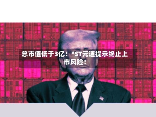 总市值低于3亿!*ST元道提示终止上市风险!-第2张图片