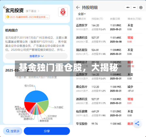 基金独门重仓股，大揭秘-第2张图片
