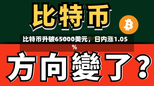 比特币升破65000美元，日内涨1.05%-第2张图片