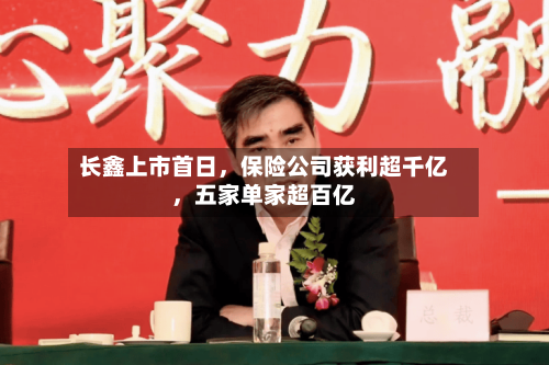 长鑫上市首日，保险公司获利超千亿，五家单家超百亿