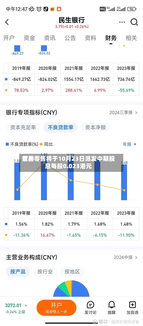 世界家居零售将于10月23日派发中期股息每股0.023港元-第2张图片