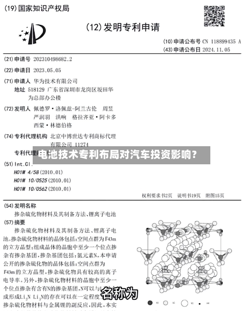 电池技术专利布局对汽车投资影响？-第2张图片
