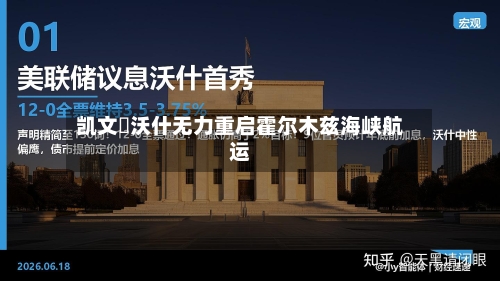 凯文・沃什无力重启霍尔木兹海峡航运