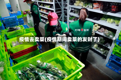 疫情去卖菜(疫情期间卖菜的发财了)-第2张图片