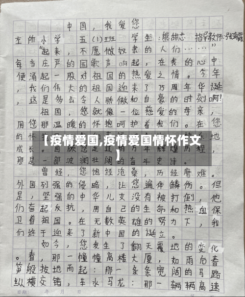 【疫情爱国,疫情爱国情怀作文】