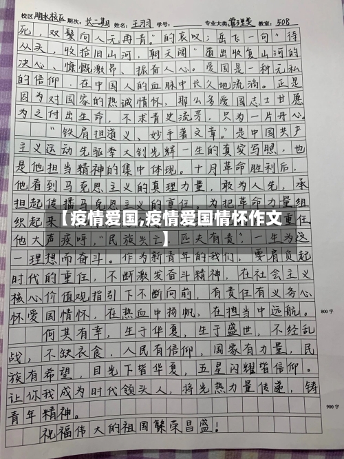 【疫情爱国,疫情爱国情怀作文】-第3张图片