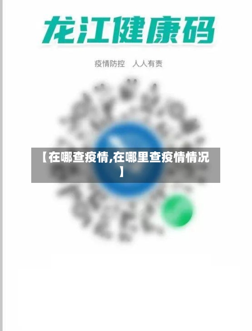 【在哪查疫情,在哪里查疫情情况】