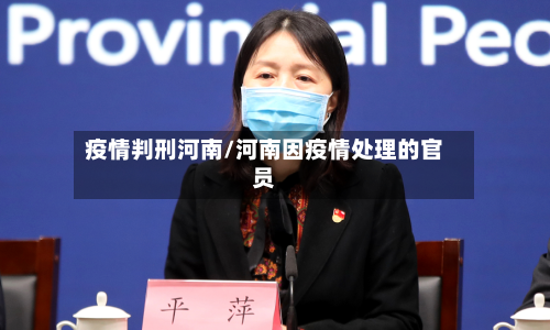 疫情判刑河南/河南因疫情处理的官员