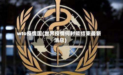 wto疫情国(世界疫情何时能结束最新消息)-第3张图片