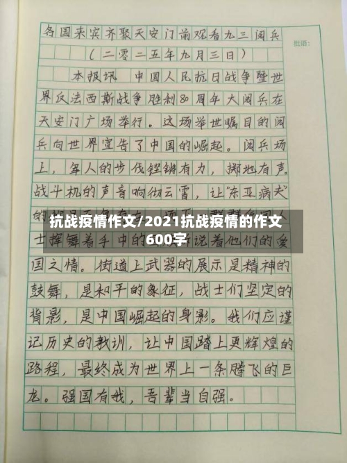 抗战疫情作文/2021抗战疫情的作文600字-第3张图片