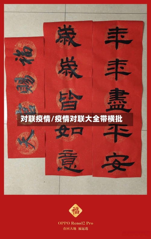 对联疫情/疫情对联大全带横批