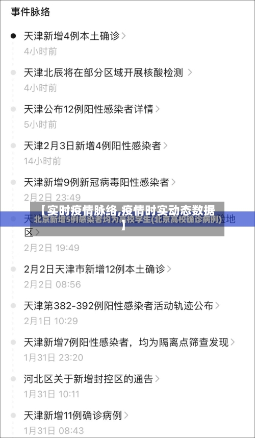 【实时疫情脉络,疫情时实动态数据】-第3张图片