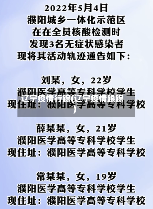 辽宁疫情行踪(辽宁疫情跟踪)-第3张图片