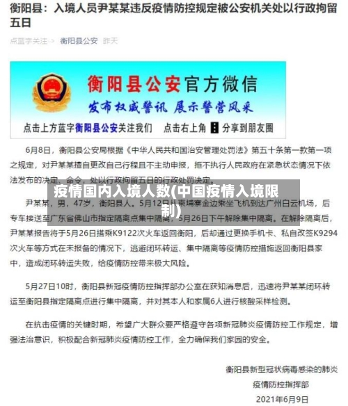疫情国内入境人数(中国疫情入境限制)-第2张图片