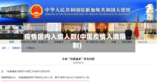 疫情国内入境人数(中国疫情入境限制)